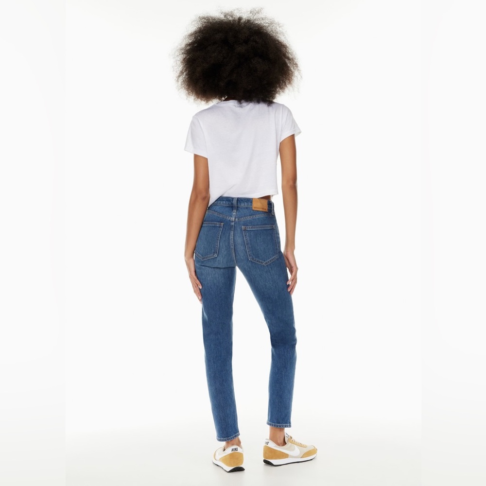 Denim Forum Size 28 The Yoko High-Rise Slim Raw Hem 28L